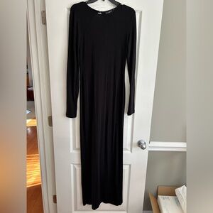 Lioness Black Long Sleeve Maxi Dress